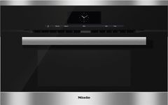 Miele 22.06" Clean Touch Steel Electric Built In Single Speed Oven