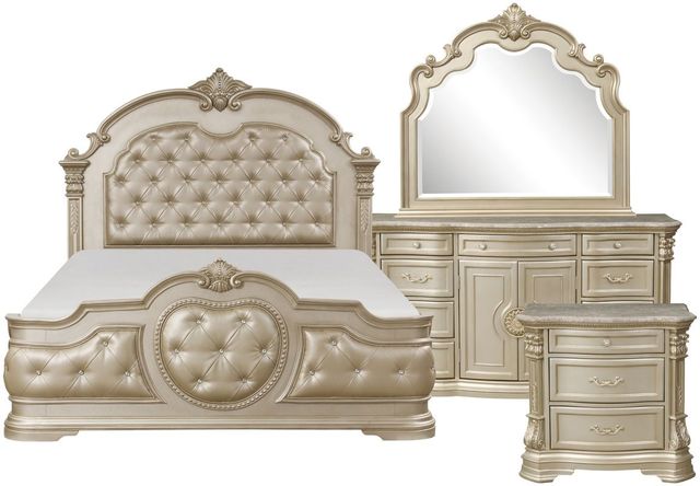 Homelegance® Antoinetta 4-Piece Queen Bedroom Set 0