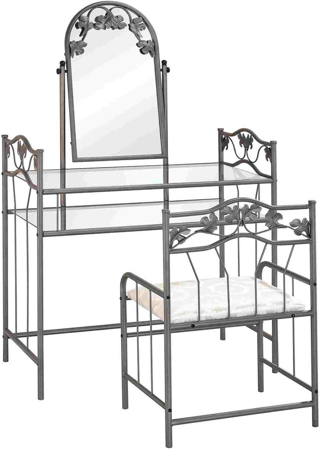 Coaster® 2-Piece Pewter Metal Vanity Set
