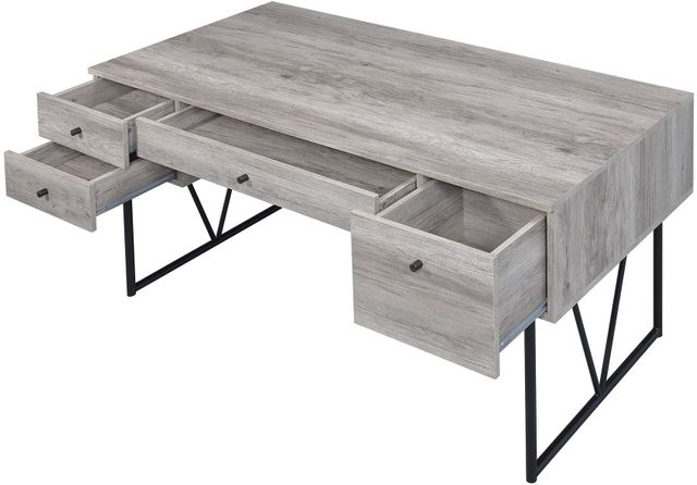 Coaster® Analiese Grey Driftwood Desk 2