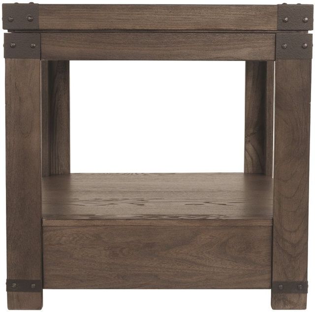 Signature Design by Ashley® Burladen Grayish Brown End Table 4