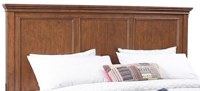 Aspenhome® Oxford Whiskey Brown Queen Panel Bed 1