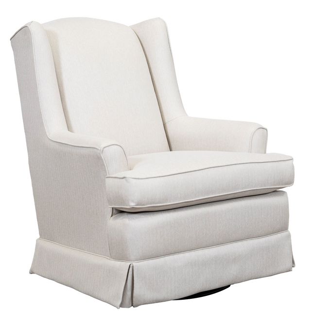 SELBY swivel glider accent chair