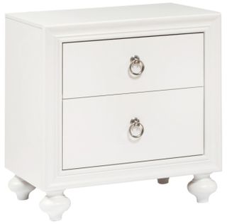 Samuel Lawrence Furniture Bella White White Youth Nightstand