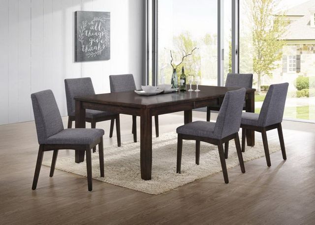 Elements International Piper Espresso Dining Table 2