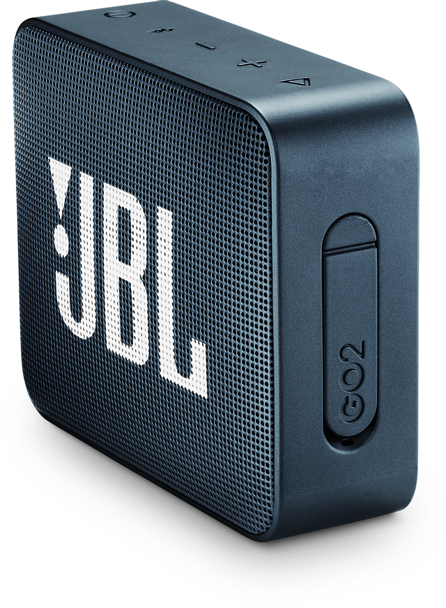 JBL® GO 2 Portable Bluetooth Speaker-Slate Navy-1