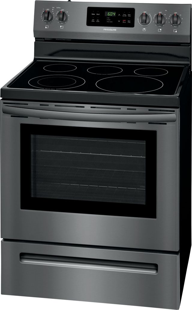 Frigidaire® 30" Black Stainless Steel Free Standing Electric Range 6