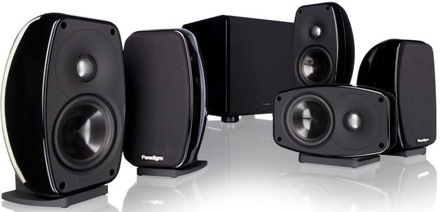 Paradigm® Cinema Series 5.1 Black Gloss Surround Sound Speaker System 0