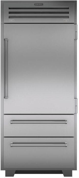 Sub-Zero® PRO 36" Stainless Steel Bottom Freezer Refrigerator
