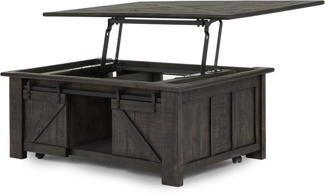 Magnussen Home® Garrett Weathered Charcoal Lift Top Cocktail Table-1