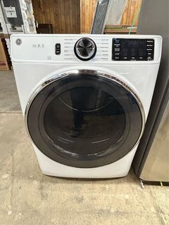 ASIS GE® 7.8 Cu. Ft. White Smart Front Load Electric Dryer