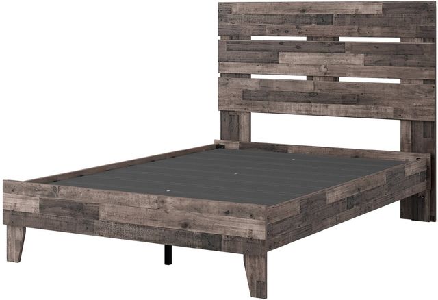 Signature Design by Ashley® Neilsville Multi Gray Full Panel Platform Bed 5
