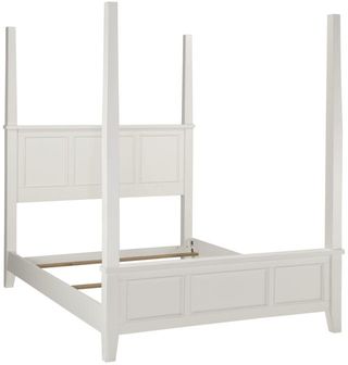 homestyles® Naples Off-White Queen Poster Bed