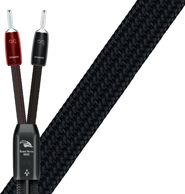 AudioQuest® Robin Hood BASS Black 8 Ft Speaker Cable