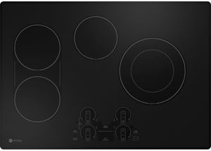 GE Profile™ 30" Black Built-In Electric Cooktop