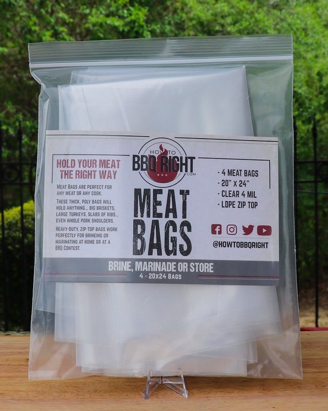 How to BBQ Right Meat Bags - Pack of 4