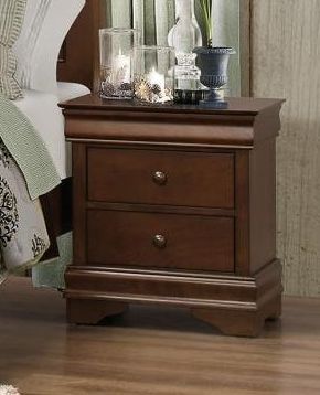 louis philippe nightstand with hidden drawer