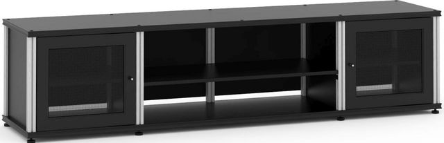 Salamander Designs® Synergy Model 248 AV Cabinet-Black/Aluminum