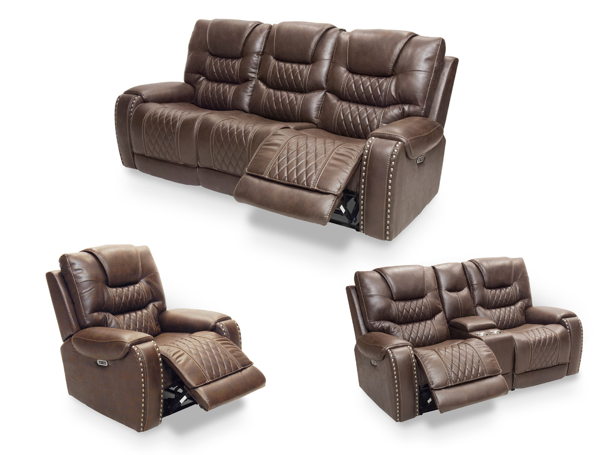 Bob classic best sale leather recliner sofa