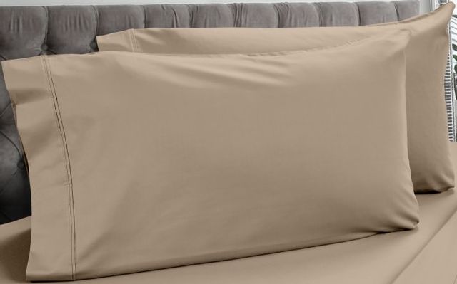 DreamFit® DreamCool™ Pima Cotton Taupe Standard Extra Pillowcase 3
