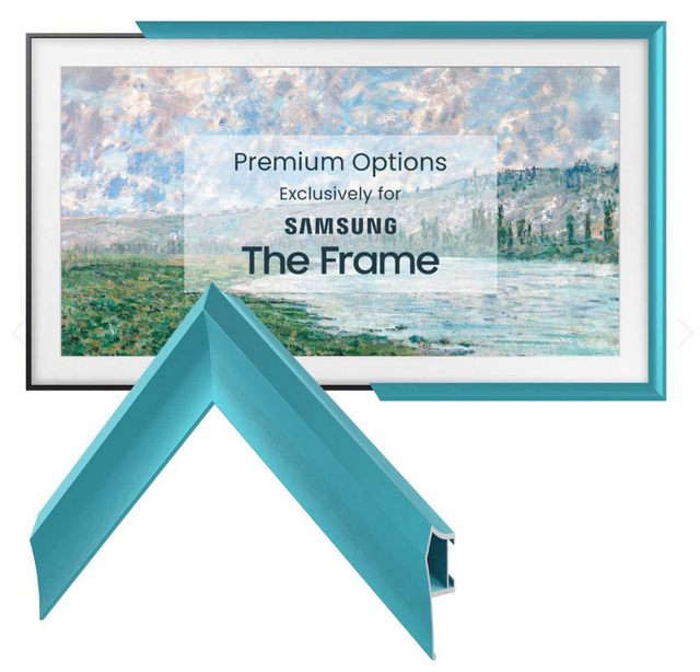 Caribbean Turquoise - Alloy Prismatic TV Frame - 32"