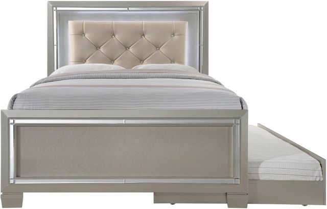 Elements International Platinum Youth Champagne Full Bed 1