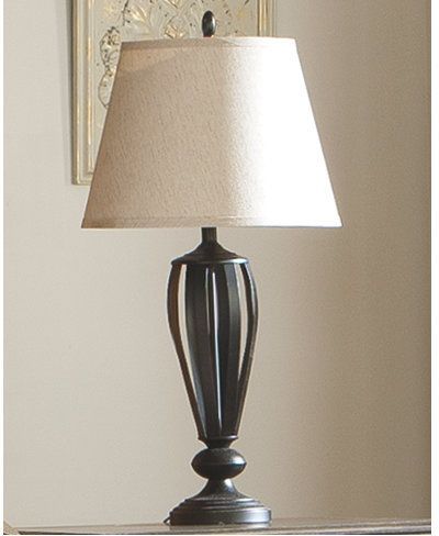 Signature Design by Ashley® Mildred 2-Piece Bronze Table Lamps-3