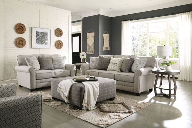 Jackson Furniture Lewiston Cement Sofa 2