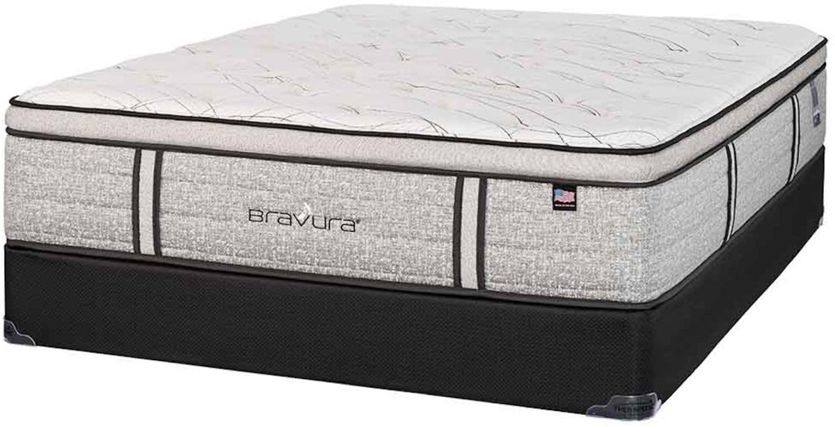 Therapedic pillow hot sale top mattress