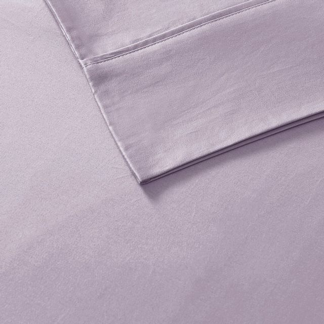 Olliix by Madison Park Purple Split King 800 Thread Count Cotton Rich Sateen Sheet Set-2