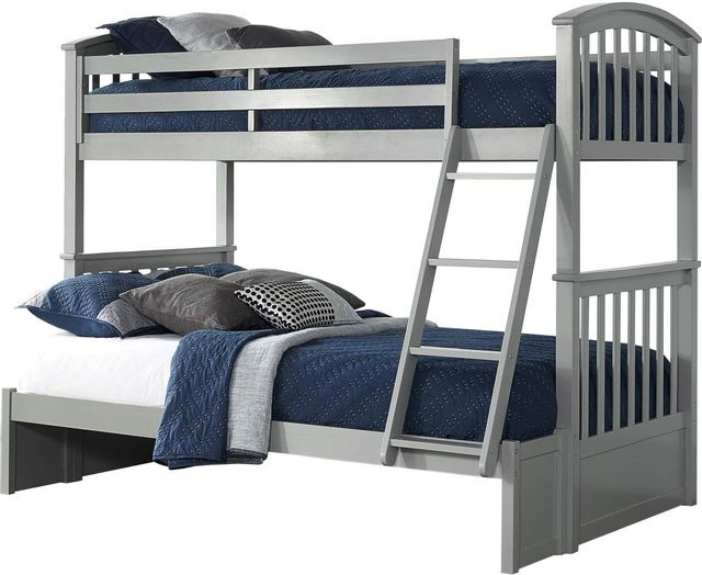 Hillsdale Furniture Schoolhouse Sidney Gray Twin/Full Bunk Bed-0