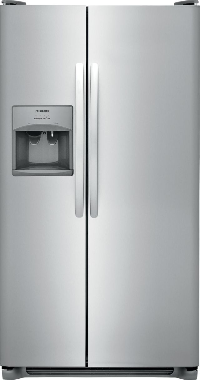 Frigidaire® 25.5 Cu. Ft. Stainless Steel Standard Depth Side By Side Refrigerator 22