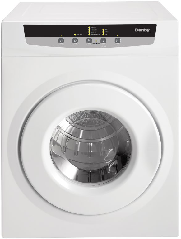 Danby® 3.4 Cu. Ft. White Front Load Electric Portable Dryer