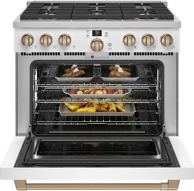 Café™ 36" Stainless Steel Pro Style Gas Range 20