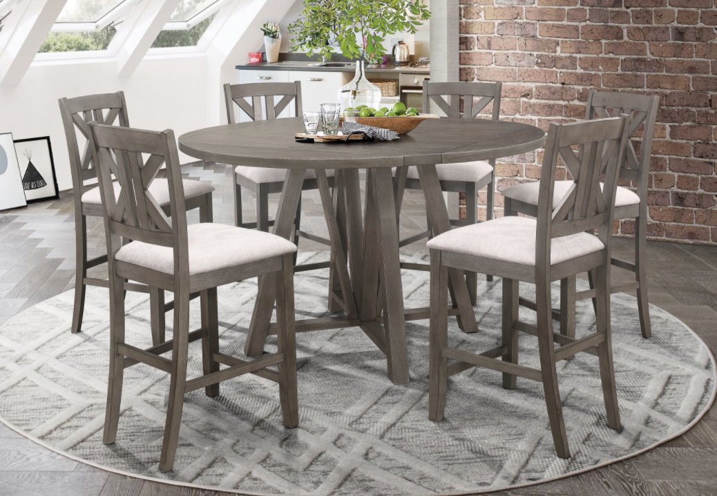 gray barn dining set