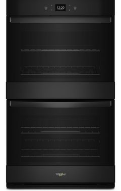 Whirlpool® 30" Black Double Electric Wall Oven