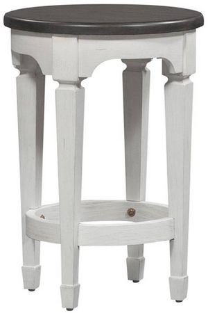 Liberty Allyson Park Wire Brushed White Console Stool