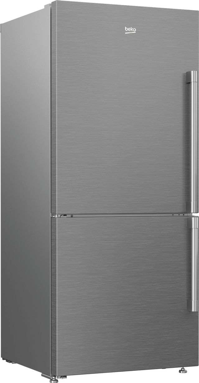 Beko 16.2 Cu. Ft. Fingerprint Free Stainless Steel Freestanding Bottom Freezer Refrigerator-BFBF3018SSL-1