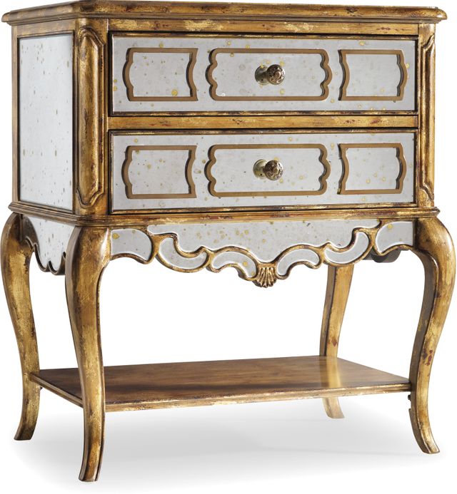 Hooker® Furniture Sanctuary Gold/Silver Nightstand