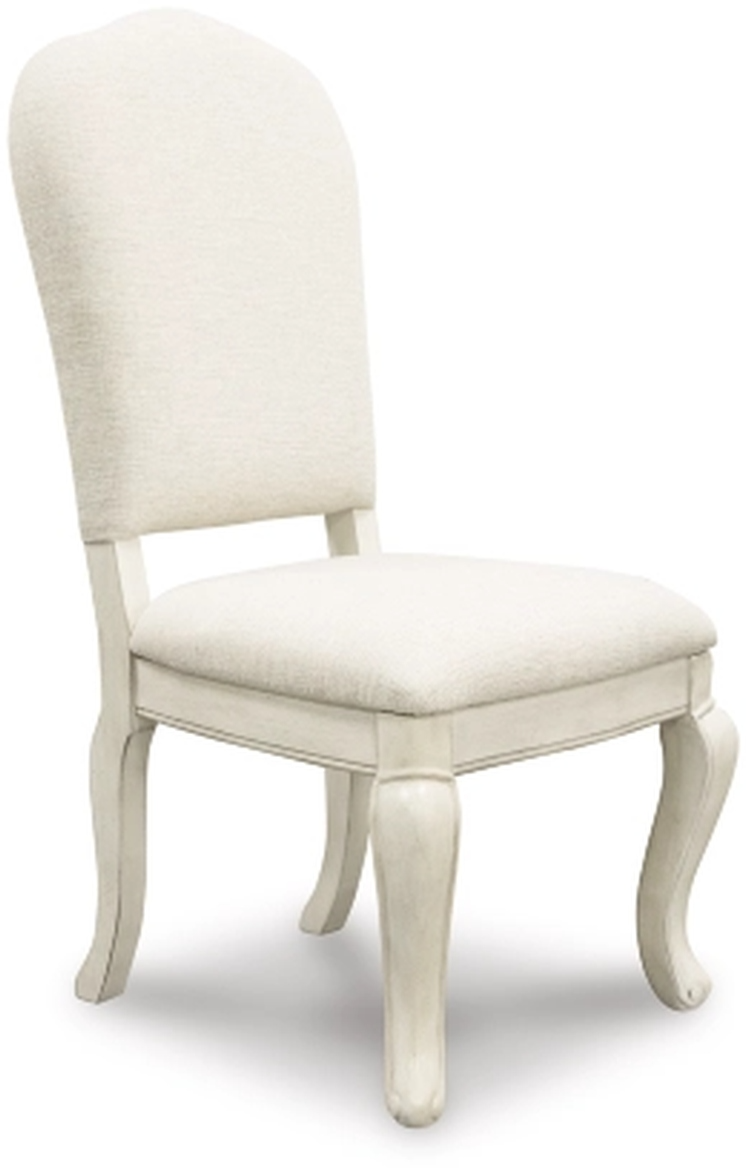 White upholstered 2024 side chair