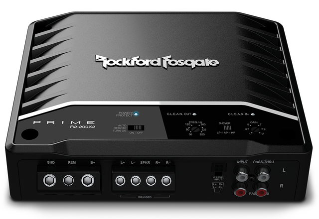 Rockford Fosgate® Prime 200 Watt 2-Channel Amplifier 1