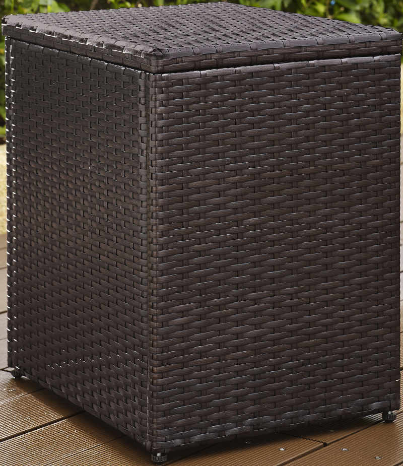 Crosley Furniture® Palm Harbor Brown Outdoor Wicker Side Table | Big ...