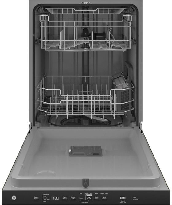 GE® 24" White Built In Dishwasher-1