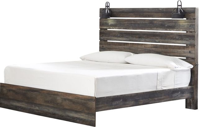 Signature Design by Ashley® Drystan Brown Full Panel Bed 2