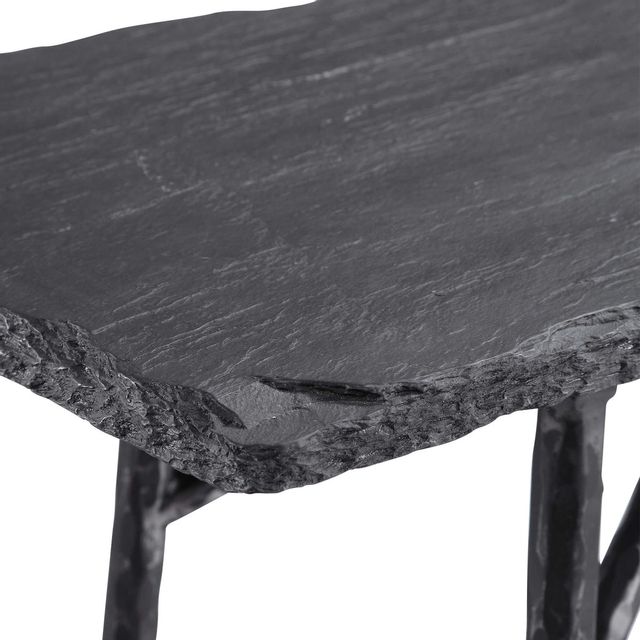 Uttermost® Kaduna Aged Black Console Table-3