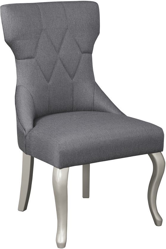 Signature Design by Ashley® Coralayne Dark Gray Dining Upholstered Side Chair 0