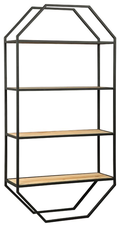 Signature Design by Ashley® Elea Black/Natural Wall Shelf-A8010097