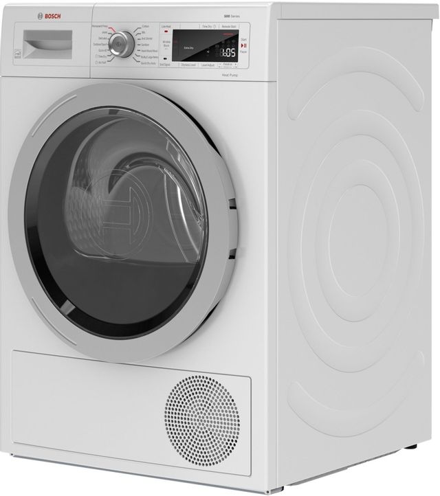 Bosch 500 Series 4.0 Cu. Ft. White Front Load Electric Dryer 4