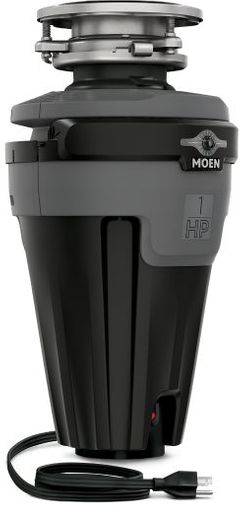 Moen® EX Series 1 HP Continuous Feed Black Garbage Disposal