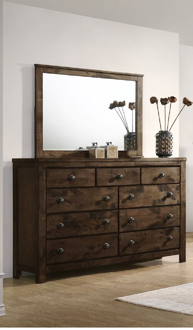 New Classic® Home Furnishings Blue Ridge Rustic Gray Dresser Mirror-1
